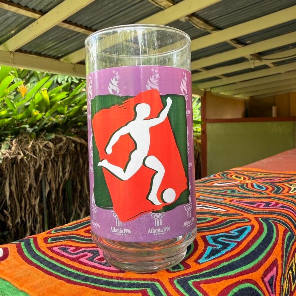 1995 Coca-Cola x McDonald's Olympic Games glass –‎ Soccer (Atlanta 1996)